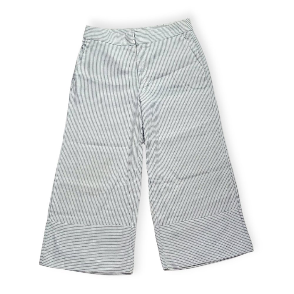 Banana Republic Women's Wide Leg Pinstripe Pants